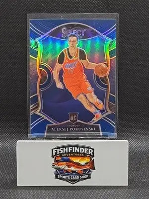 2020-21 Panini Select - Concourse Aleksej Pokusevski #77 Blue Prizm (RC) - Basketball Card Single