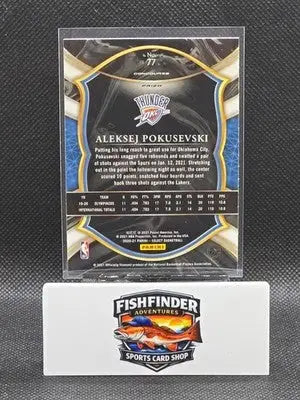 2020-21 Panini Select - Concourse Aleksej Pokusevski #77 Blue Prizm (RC) - Basketball Card Single