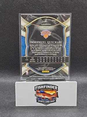 2020-21 Panini Select - Concourse Immanuel Quickley #85 Blue Prizm (RC) - Basketball Card Single
