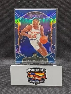 2020-21 Panini Select - Concourse Immanuel Quickley #85 Blue Prizm (RC) - Basketball Card Single