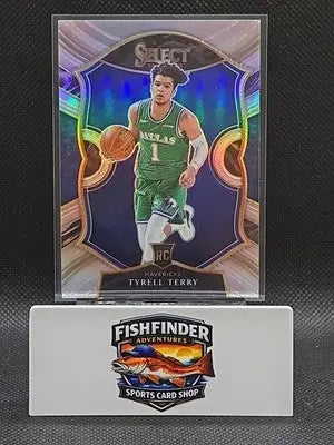 2020-21 Panini Select - Concourse Tyrell Terry #91 Silver Prizm (RC) - Basketball Card Single