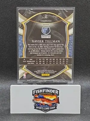2020-21 Panini Select - Concourse Xavier Tillman #95 Green White Purple Prizm... - Basketball Card Single