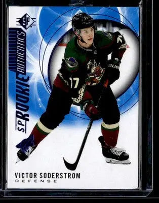 2020-21 SP #109 Victor Soderstrom Blue - Hockey Card Single