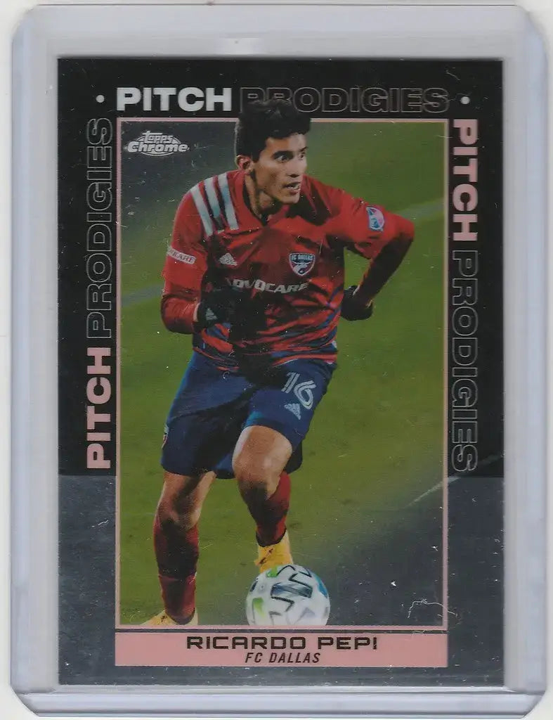 2020-21 Topps Chrome MLD Pitch Prodigies #193 Ricardo Pepi FC Dallas