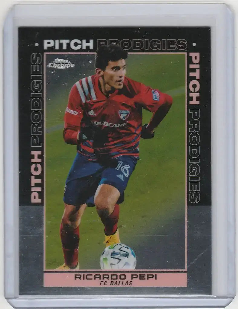 2020-21 Topps Chrome MLS Pitch Prodigies #193 Ricardo Pepi FC Dallas F