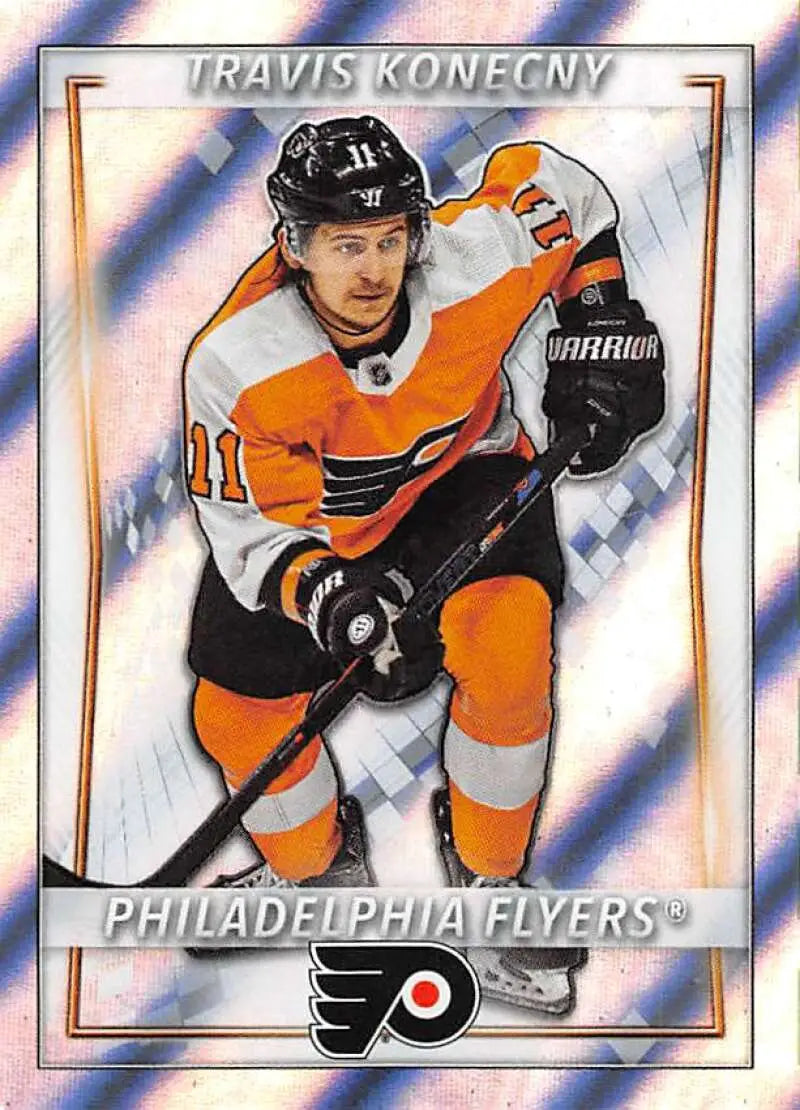 2020-21 Topps NHL Stickers #362 Travis Konecny NM-MT Flyers Foil ID:82320 - Hockey Card Single