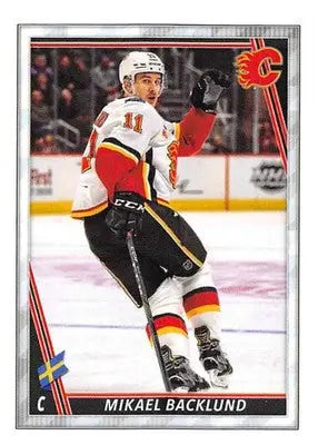 2020-21 Topps NHL Stickers #80 Mikael Backlund NM-MT Flames ID:82312 - Hockey Card Single