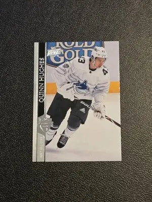 2020-21 Upper Deck #680 Quinn Hughes French - Hockey Card Single