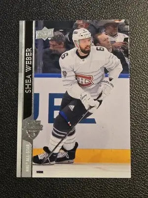 2020-21 Upper Deck #698 Shea Weber - Hockey Card Single