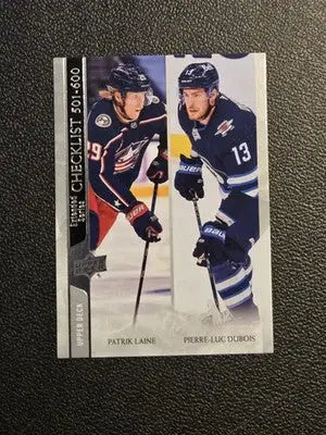 2020-21 Upper Deck #699 Patrik Laine / Pierre-Luc Dubois CL - Hockey Card Single