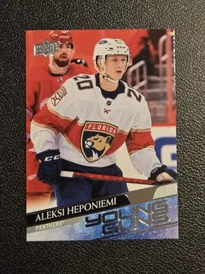 2020-21 Upper Deck #716 Aleksi Heponiemi - Hockey Card Single