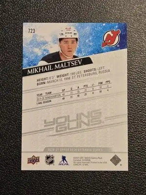 2020-21 Upper Deck #723 Mikhail Maltsev - Hockey Card Single