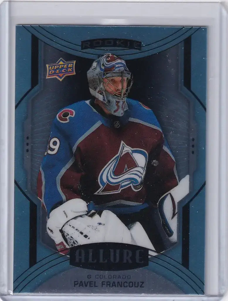 2020-21 Upper Deck Allure #143 Pavel Francouz Colorado Avalanche