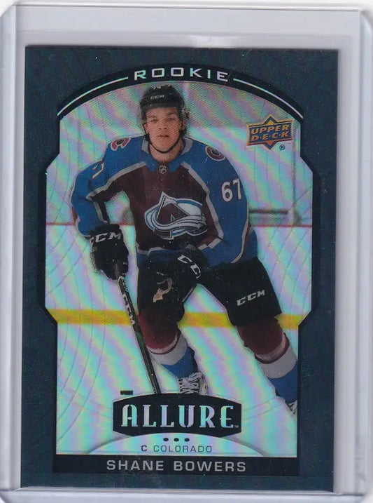 2020-21 Upper Deck Allure Black #87 Shane Bowers Colorado Avalanche - Hockey Card Single