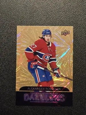 2020-21 Upper Deck #DZ-124 Alexander Romanov Dazzlers Orange - Hockey Card Single