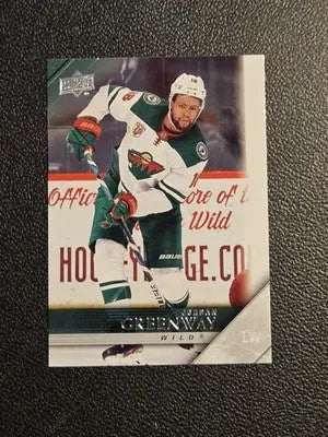 2020-21 Upper Deck #T-35 Jordan Greenway 2005-06 Upper Deck Tribute - Hockey Card Single