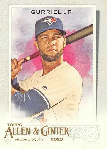 Original gloss Lourdes Gurriel Jr. baseball card from 2020 Allen and Ginter NM-MT Blue Jays