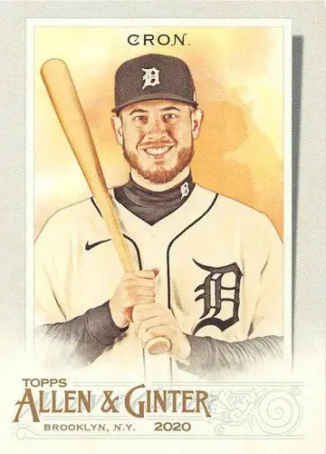 2020 Allen and Ginter C.J. Cron NM-MT baseball card with original gloss featuring Simply Sandoval