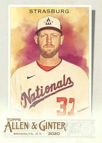 2020 Allen and Ginter #249 Stephen Strasburg NM-MT Nationals - Baseball Card Single