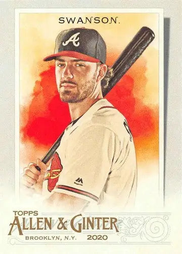 2020 Allen and Ginter #263 Dansby Swanson NM-MT Braves - Baseball Card Single