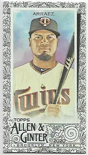 2020 Allen and Ginter Mini Black #240 Luis Arraez NM-MT Twins - Baseball Card Single