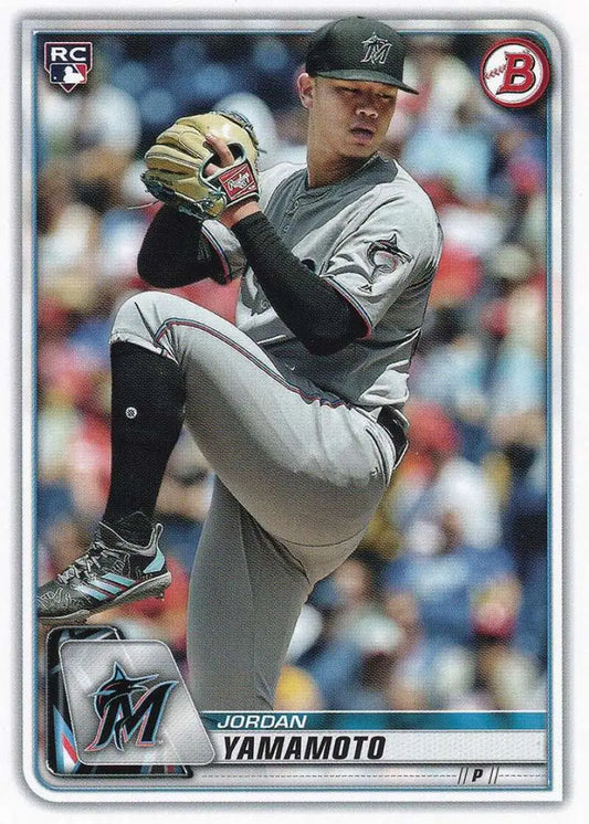 2020 Bowman #6 Jordan Yamamoto NM-MT RC Rookie Marlins ID:27693 - Baseball Card Single