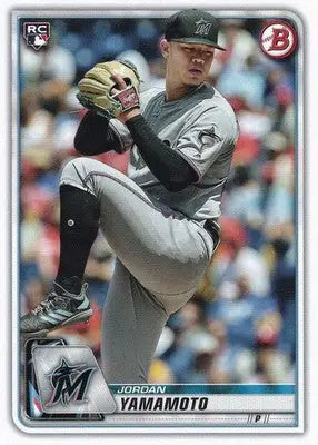 2020 Bowman #6 Jordan Yamamoto NM-MT RC Rookie Marlins ID:27693 - Baseball Card Single