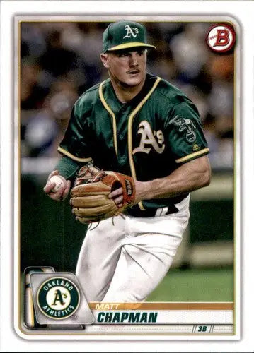 2020 Bowman #73 Matt Chapman NM-MT Athletics - Baseball Card Single