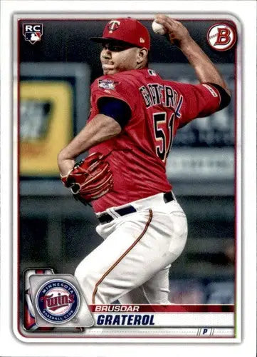 2020 Bowman #89 Brusdar Graterol NM-MT RC Rookie Twins ID:27611 - Baseball Card Single