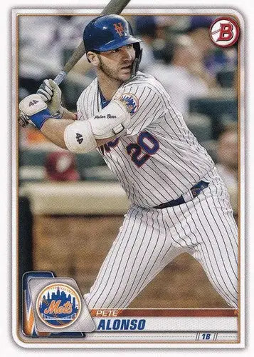 2020 Bowman #98 Pete Alonso NM-MT Mets - Baseball Card Single