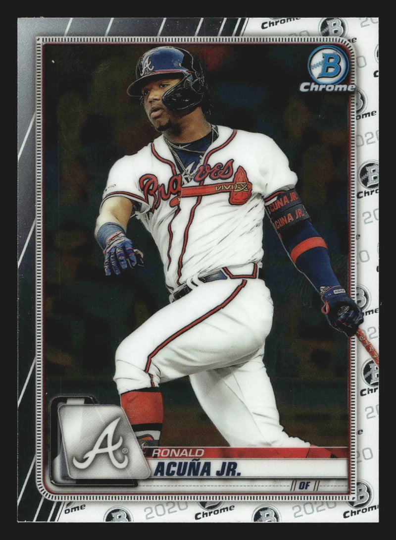 2020 Bowman Chrome #28 Ronald Acuna Jr. Atlanta Braves