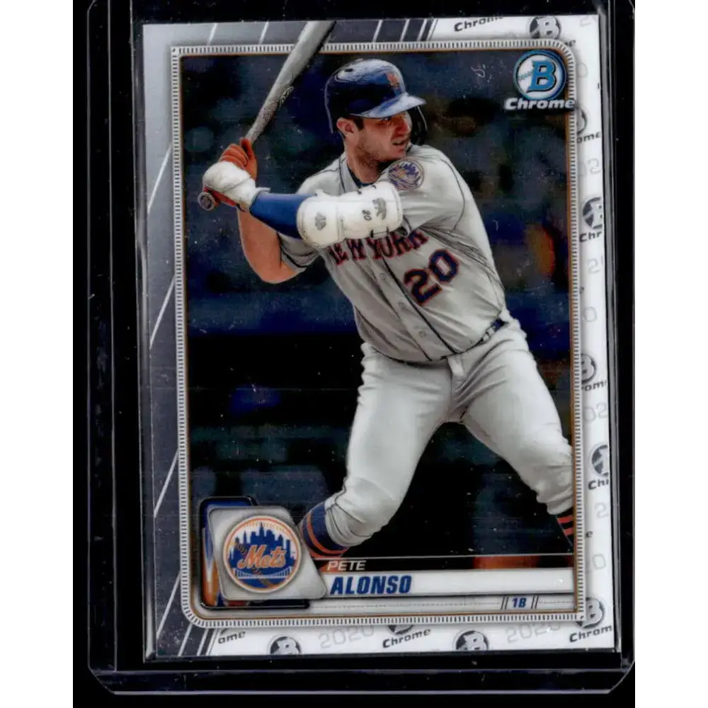 2020 Bowman Chrome #65 Pete Alonso NM-MT - Baseball Card Single