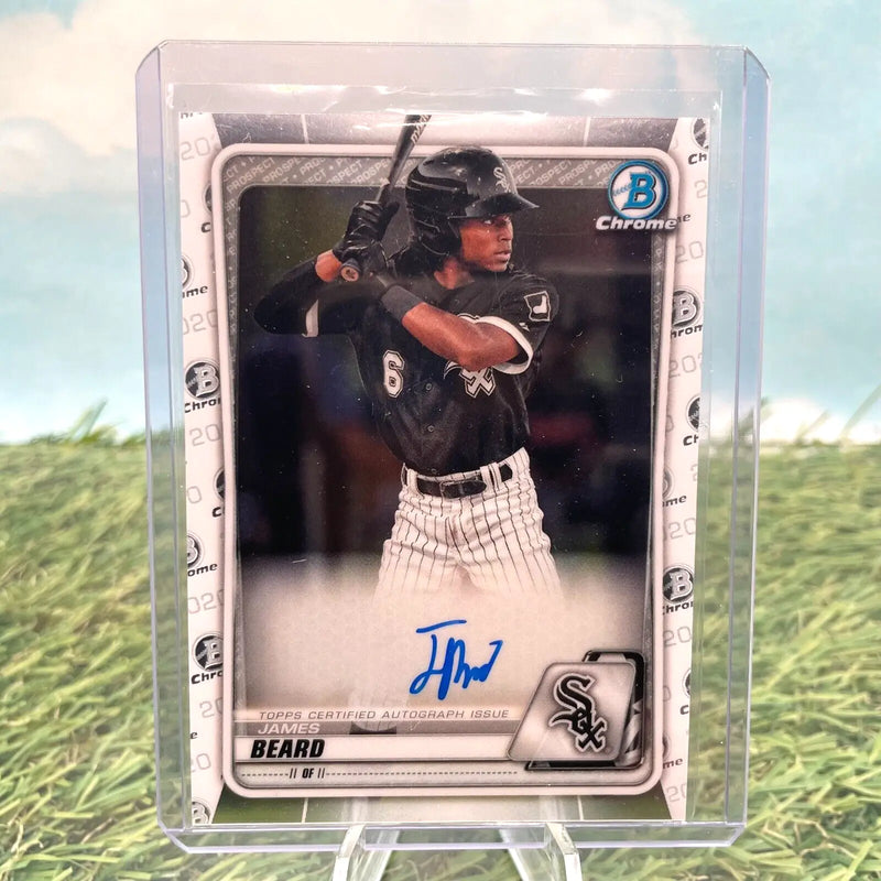 2020 Bowman Chrome- James Beard -Prospect Auto- #CPA-JBE -Chicago White Sox - Baseball Card Single