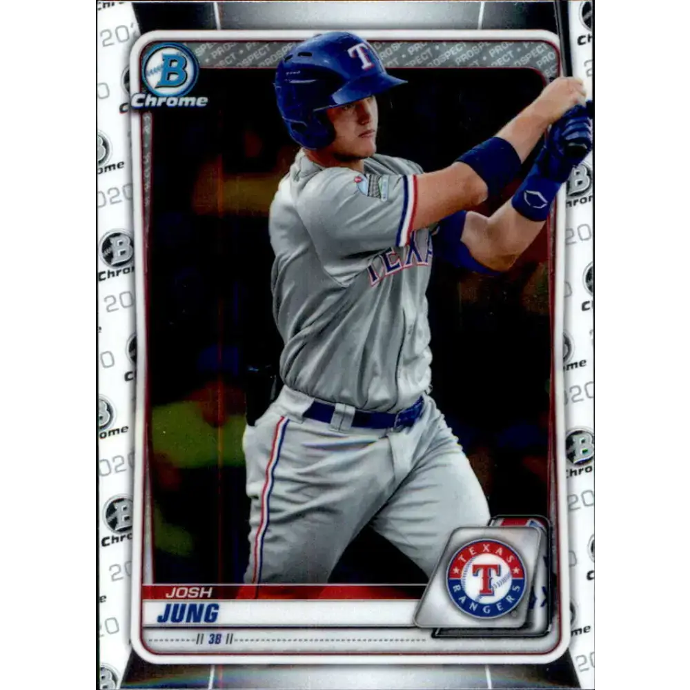 2020 Bowman Chrome Prospects #BCP-113 Josh Jung NM-MT Texas Rangers Baseball Card - Baseball Card Single