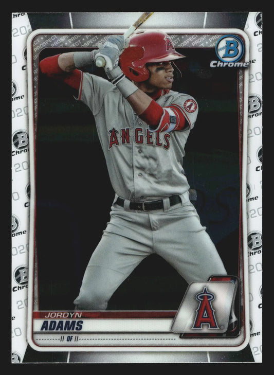 2020 Bowman Chrome Prospects #BCP-15 Jordyn Adams Angels - Baseball Card Single