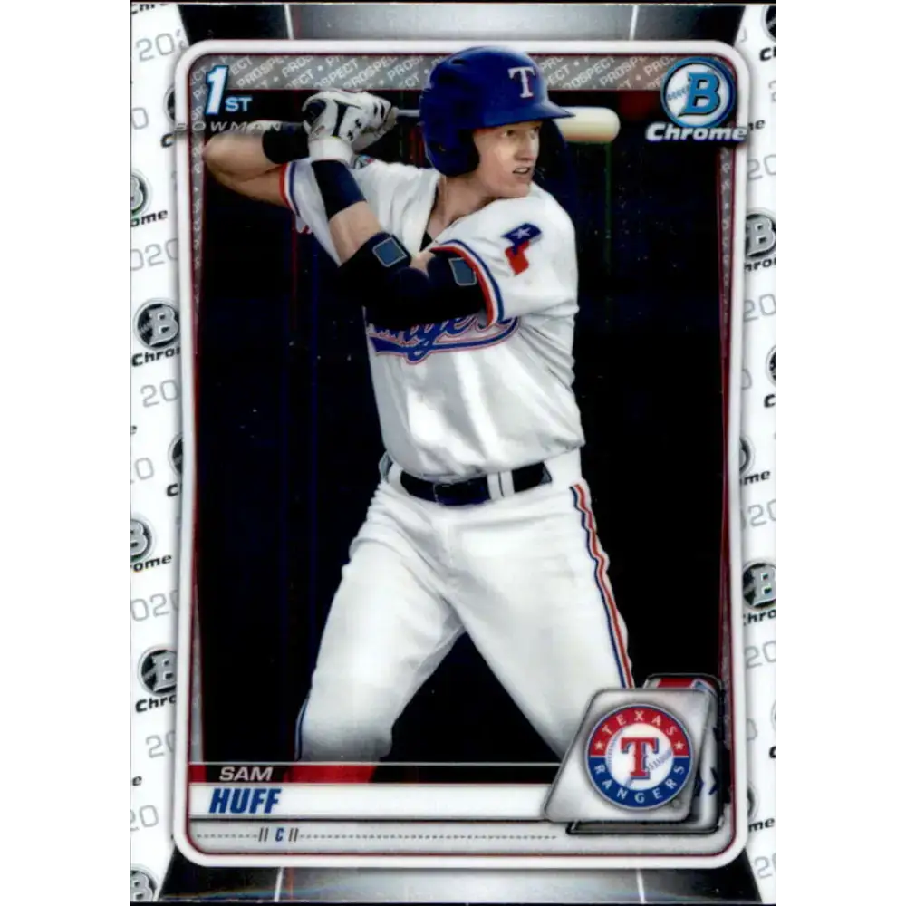 2020 Bowman Chrome Prospects #BCP-33 Sam Huff NM-MT Texas Rangers Baseball Card - Baseball Card Single