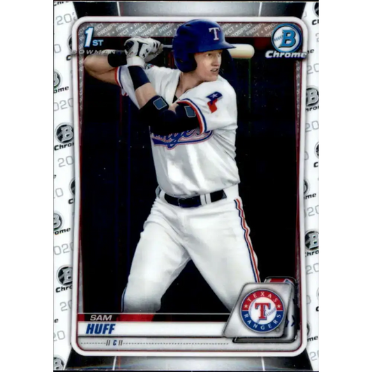 2020 Bowman Chrome Prospects #BCP-33 Sam Huff NM-MT Texas Rangers Baseball Card - Baseball Card Single