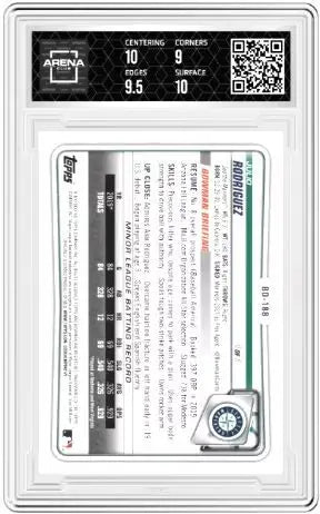 2020 Bowman Draft Julio Rodriguez #BD-188 Baseball Arena Club 9.5 - Baseball Card Single