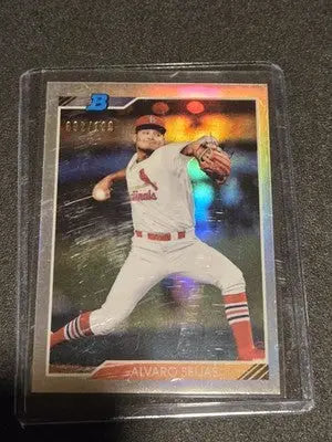 2020 Bowman Heritage #92CP-AS Alvaro Seijas Chrome Prospects Refractor #/199 - Baseball Card Single