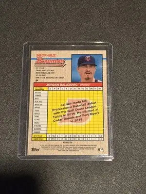 2020 Bowman Heritage #92CP-BLZ Jordan Balazovic Chrome Prospects Refractor #/199 - Baseball Card Single