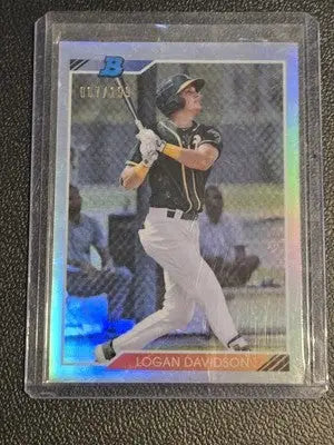 2020 Bowman Heritage #92CP-LD Logan Davidson Chrome Prospects Refractor #/199 - Baseball Card Single