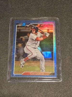 2020 Bowman Heritage #92CP-LG Luis Garcia Chrome Prospects Blue #/99 - Baseball Card Single