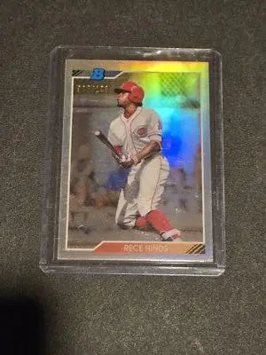2020 Bowman Heritage #92CP-REC Rece Hinds Chrome Prospects Blue #/99 - Baseball Card Single