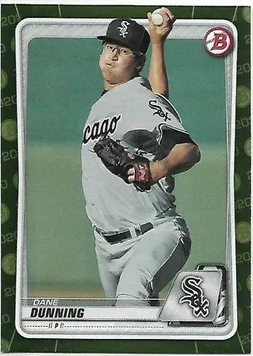 2020 Bowman Prospects Camo #BP-92 Dane Dunning NM-MT White Sox - Baseball Card Single