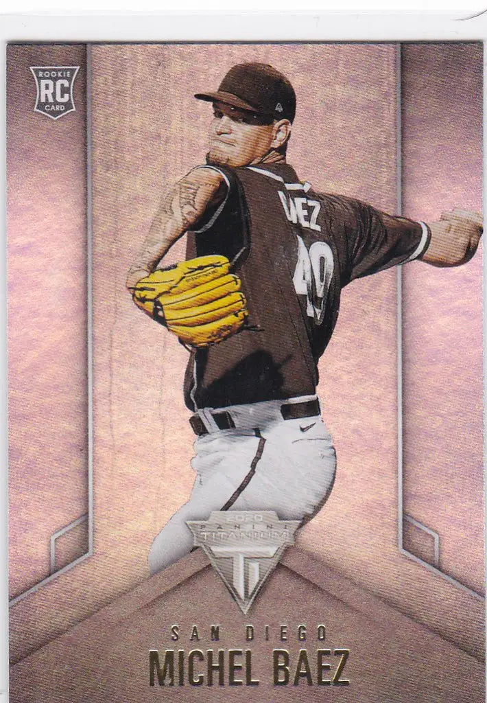 2020 Chronicles Titanium #6 Michel Baez Rookie RC San Diego Padres