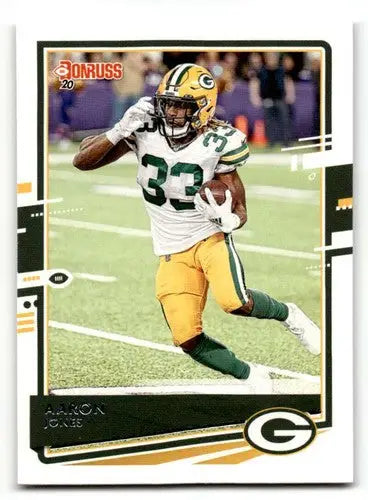 2020 Donruss #104 Aaron Jones Green Bay Packers Football Cards NM Ne ID:55794 - Football Card Single