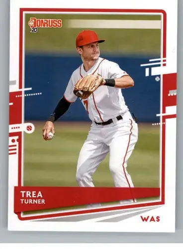 Original gloss Trea Turner baseball trading card 2020 Donruss #108 Trea Turner NM-MT