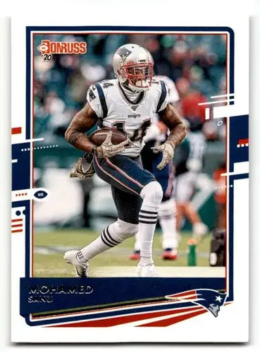 2020 Donruss #172 Mohamed Sanu New England Patriots Football Cards N ID:55779 - Football Card Single