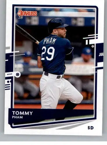 Tommy Pham baseball card with original gloss, 2020 Donruss #174 NM-MT Padres