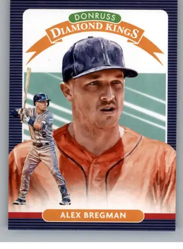 Original gloss 2020 Donruss Alex Bregman NM-MT Astros baseball card image